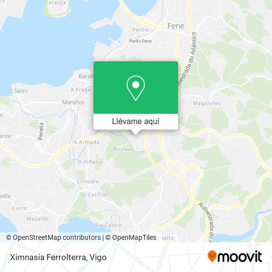 Mapa Ximnasia Ferrolterra