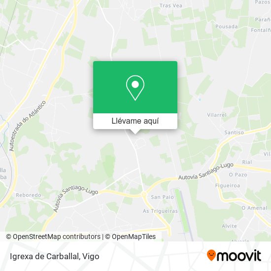 Mapa Igrexa de Carballal
