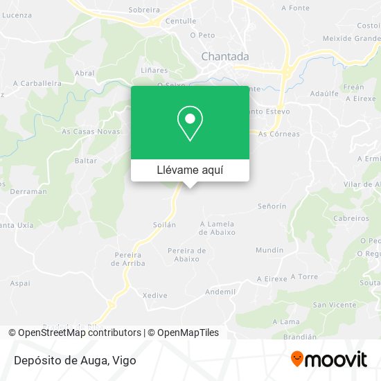 Mapa Depósito de Auga