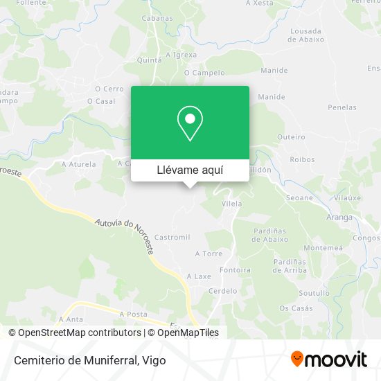 Mapa Cemiterio de Muniferral