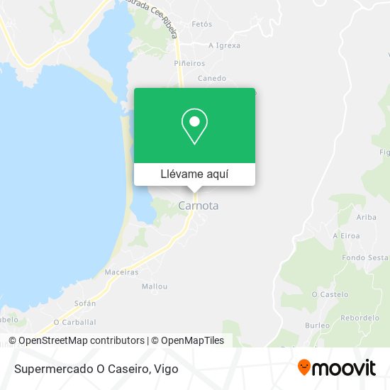 Mapa Supermercado O Caseiro