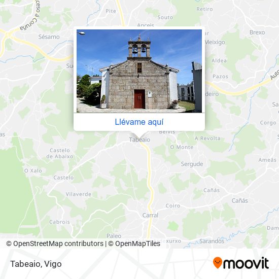 Mapa Tabeaio