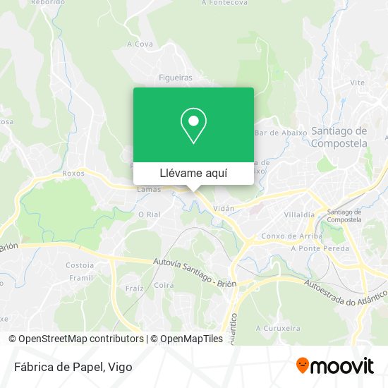 Mapa Fábrica de Papel