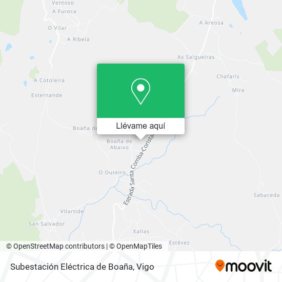 Mapa Subestación Eléctrica de Boaña