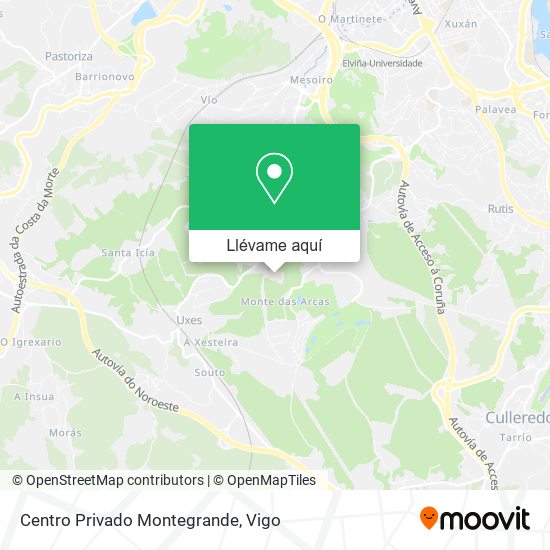 Mapa Centro Privado Montegrande