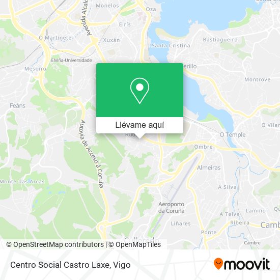 Mapa Centro Social Castro Laxe