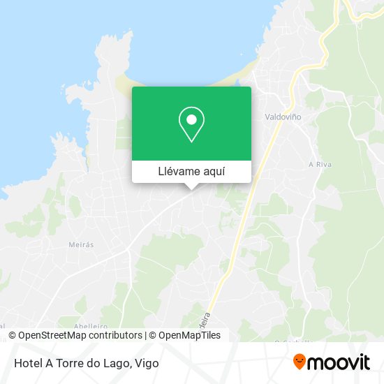 Mapa Hotel A Torre do Lago