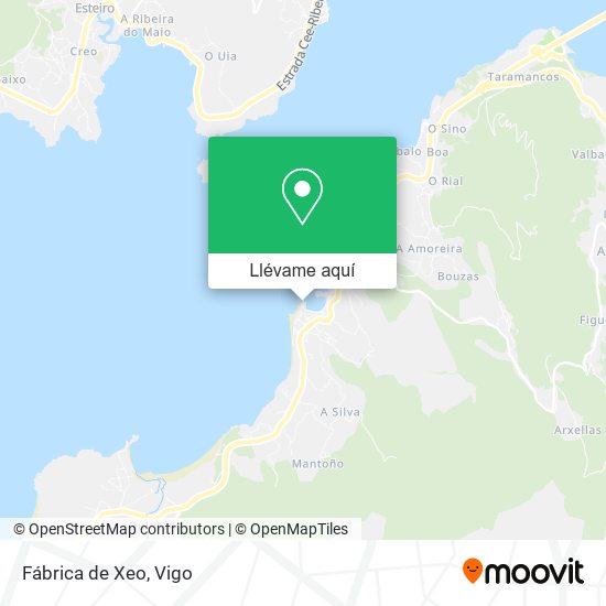 Mapa Fábrica de Xeo