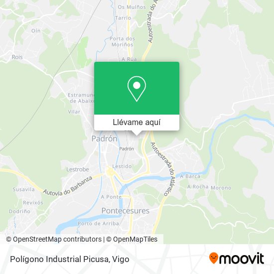 Mapa Polígono Industrial Picusa
