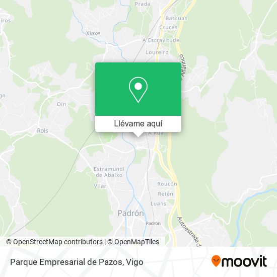 Mapa Parque Empresarial de Pazos