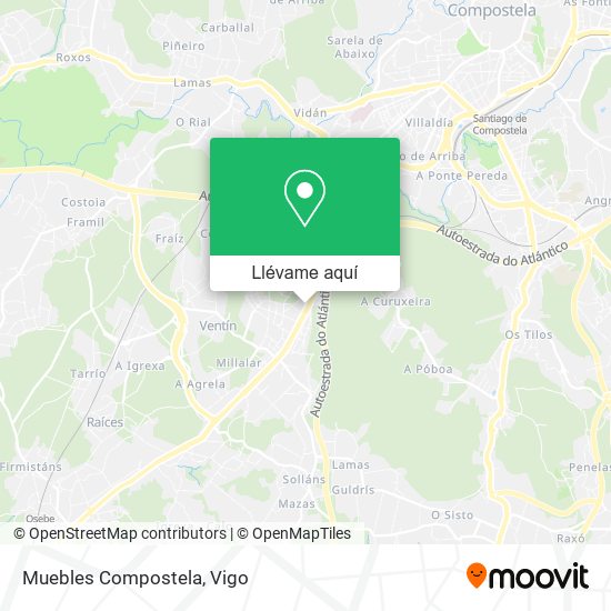 Mapa Muebles Compostela