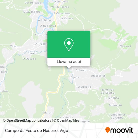 Mapa Campo da Festa de Naseiro