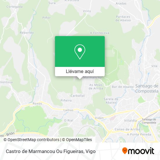 Mapa Castro de Marmancou Ou Figueiras