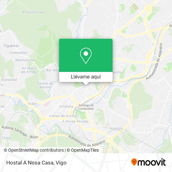 Mapa Hostal A Nosa Casa
