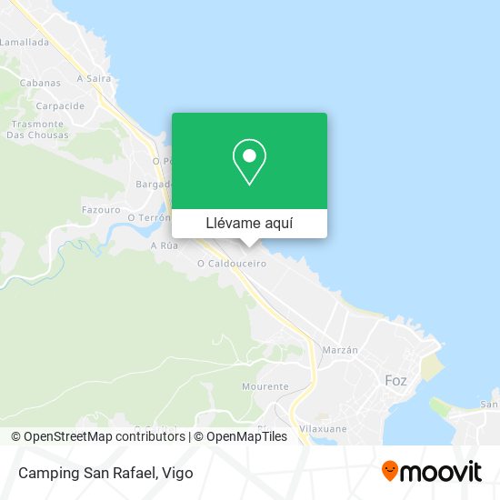 Mapa Camping San Rafael