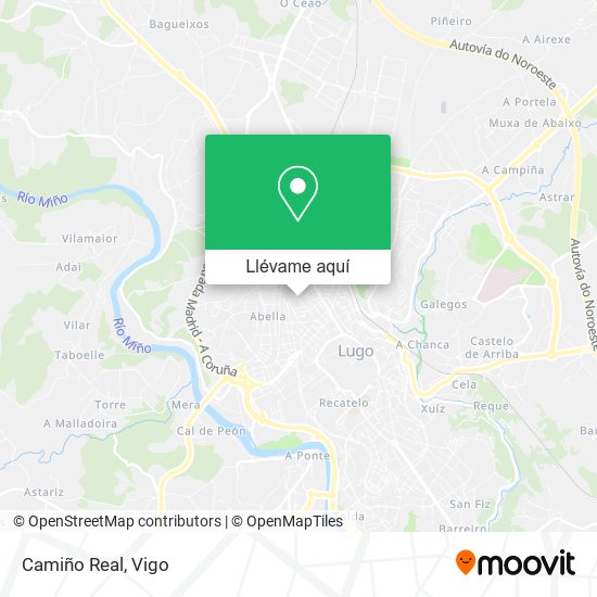Mapa Camiño Real