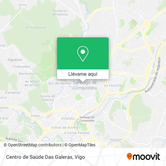 Mapa Centro de Saúde Das Galeras