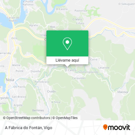 Mapa A Fábrica do Fontán