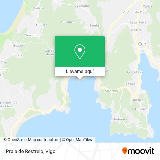Mapa Praia de Restrelo