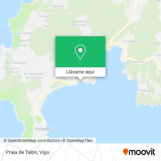 Mapa Praia de Talón