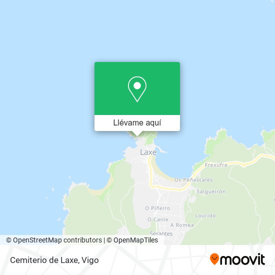 Mapa Cemiterio de Laxe