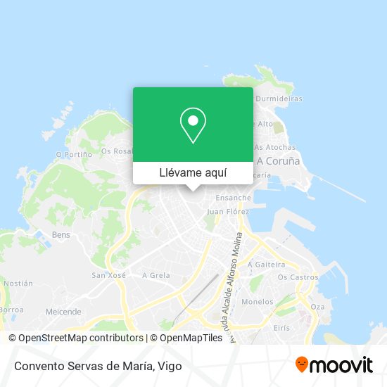 Mapa Convento Servas de María