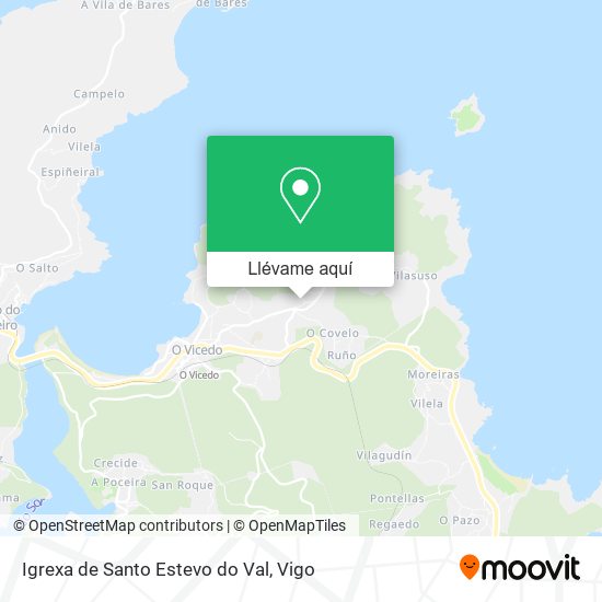 Mapa Igrexa de Santo Estevo do Val