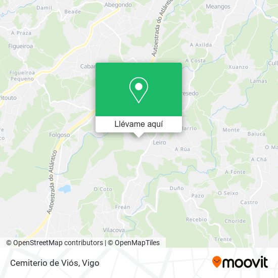 Mapa Cemiterio de Viós