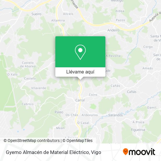 Mapa Gyemo Almacén de Material Eléctrico