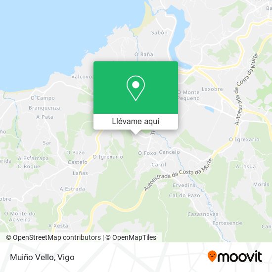 Mapa Muiño Vello