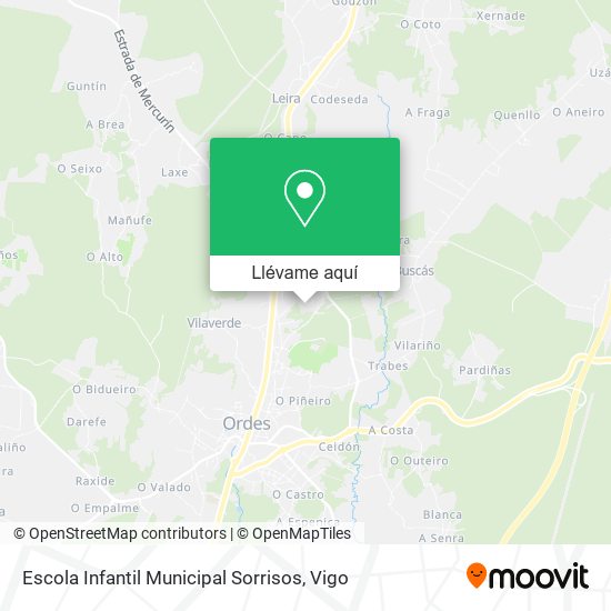 Mapa Escola Infantil Municipal Sorrisos
