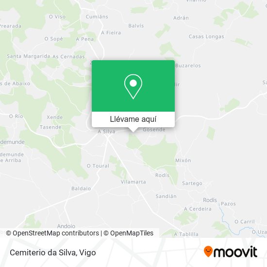 Mapa Cemiterio da Silva