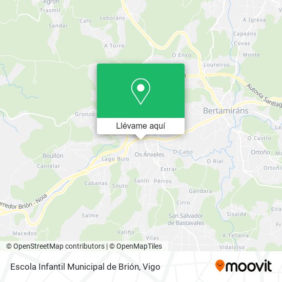 Mapa Escola Infantil Municipal de Brión