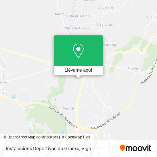 Mapa Instalacións Deportivas da Granxa