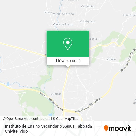 Mapa Instituto de Ensino Secundario Xesús Taboada Chivite