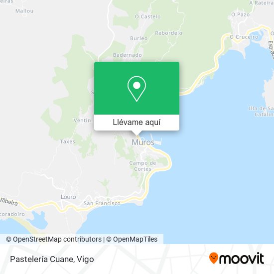 Mapa Pastelería Cuane