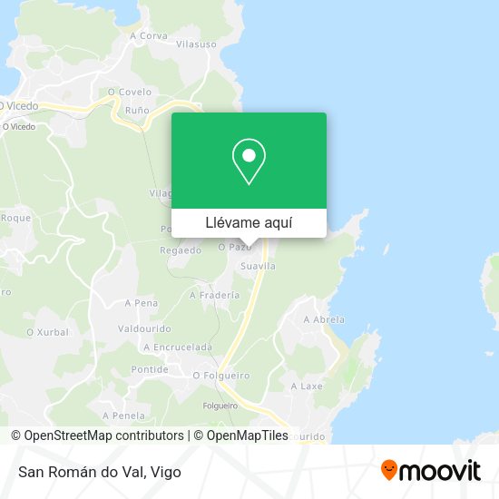 Mapa San Román do Val