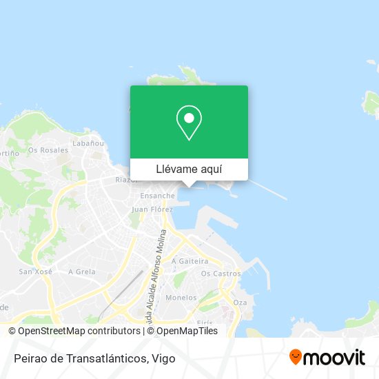 Mapa Peirao de Transatlánticos