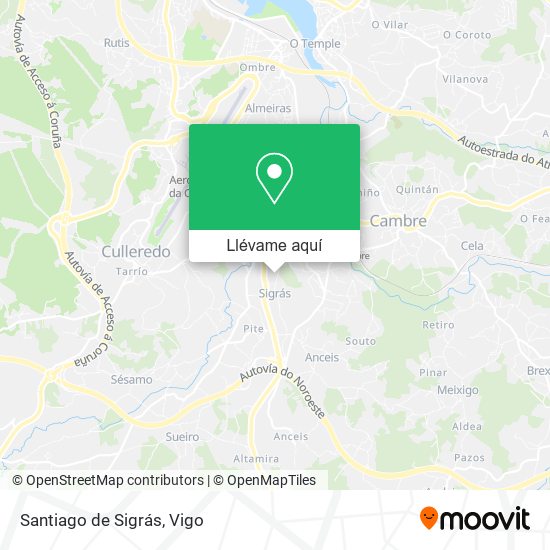 Mapa Santiago de Sigrás