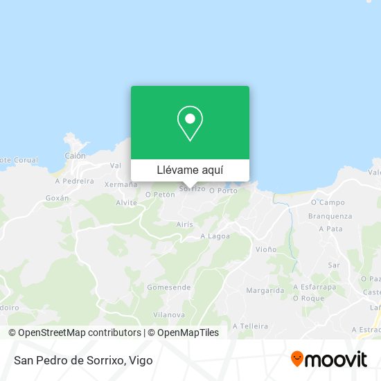 Mapa San Pedro de Sorrixo