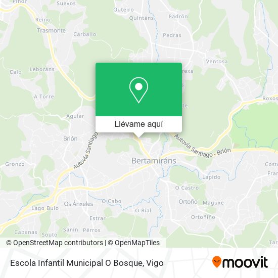 Mapa Escola Infantil Municipal O Bosque