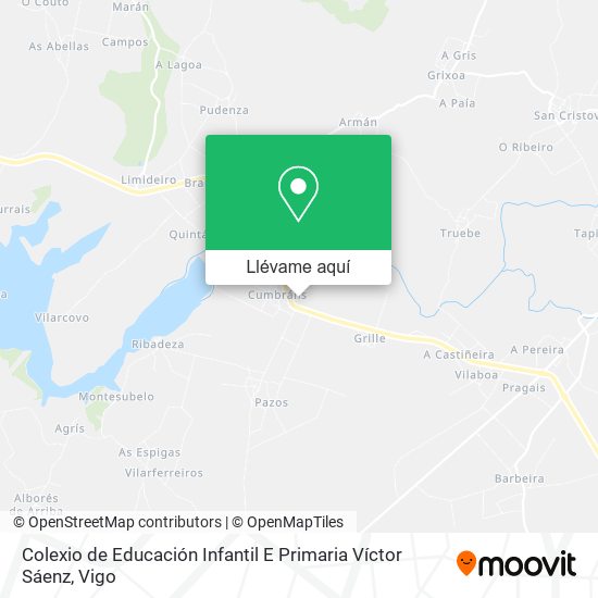 Mapa Colexio de Educación Infantil E Primaria Víctor Sáenz