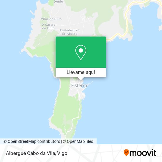 Mapa Albergue Cabo da Vila