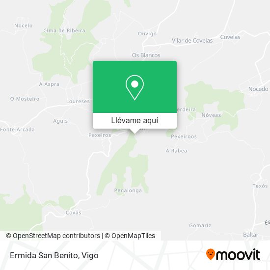 Mapa Ermida San Benito