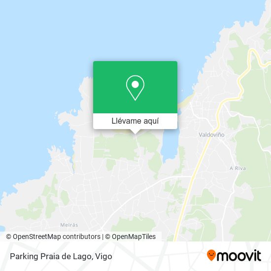 Mapa Parking Praia de Lago