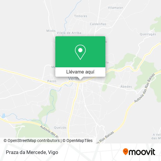 Mapa Praza da Mercede