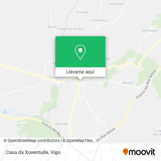 Mapa Casa da Xuventude
