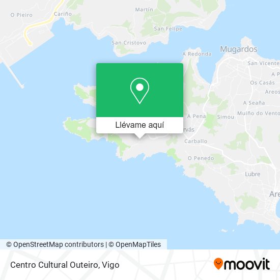 Mapa Centro Cultural Outeiro