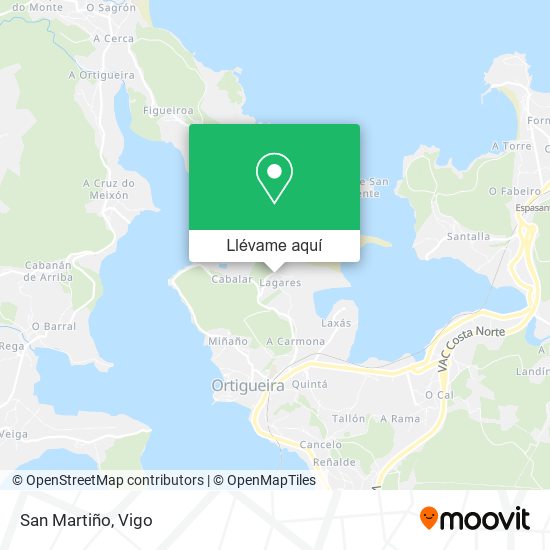 Mapa San Martiño