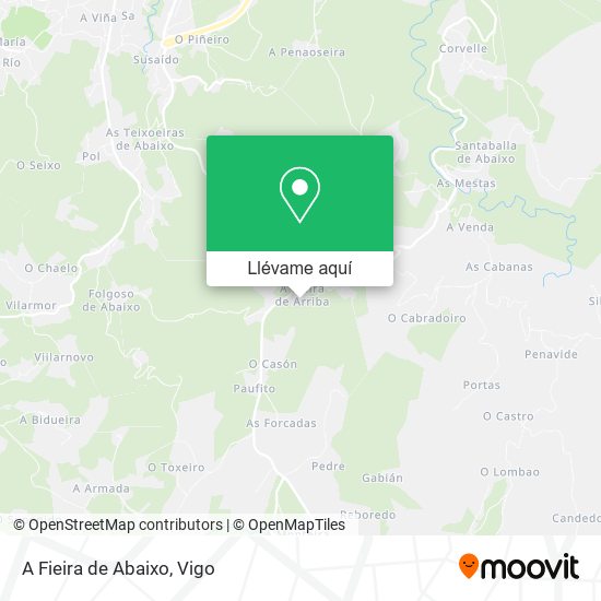 Mapa A Fieira de Abaixo